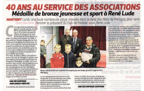  Médaille de Bronze JSEA à Martigny