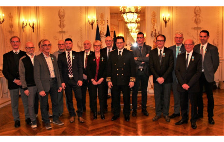 Remise de médailles en Préfecture