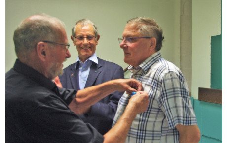 Remise de médaille