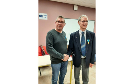 Remise de médaille