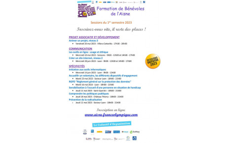 FORMATION DE BENEVOLES